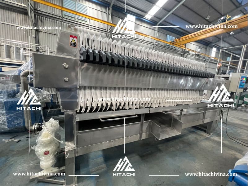 Máy ép lọc bột gạo làm bún hình 4