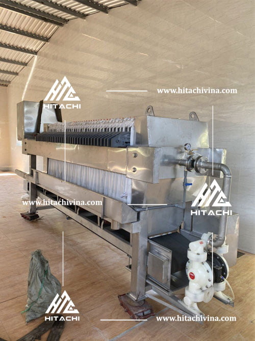 Máy ép lọc bột gạo làm bún hình 2