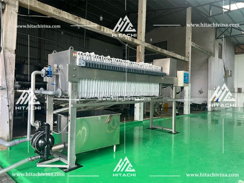 Máy ép lọc dầu chiên hình 4