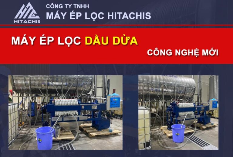 Máy ép lọc dầu dừa công nghiệp