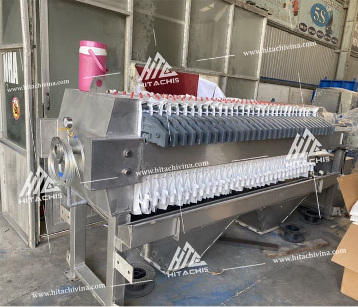 máy ép lọc khung bản