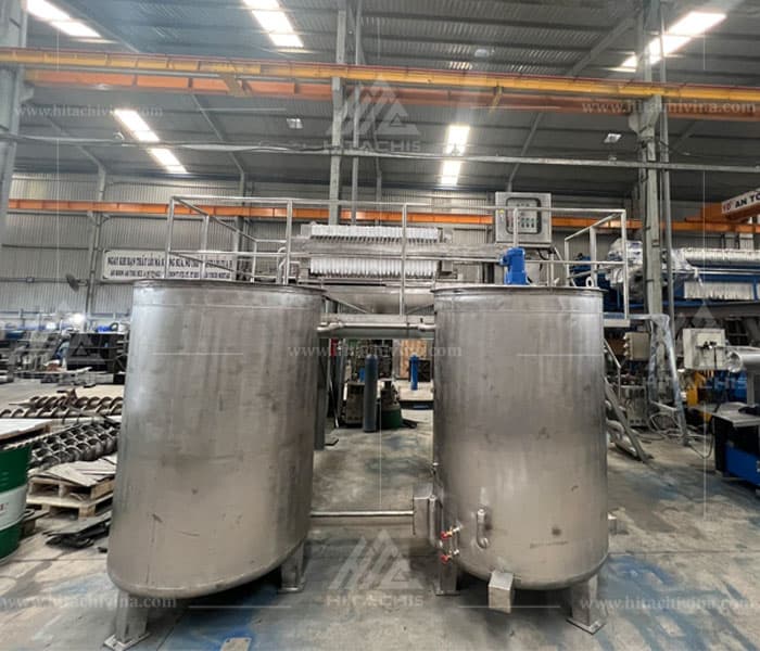 Máy ép lọc mật mía