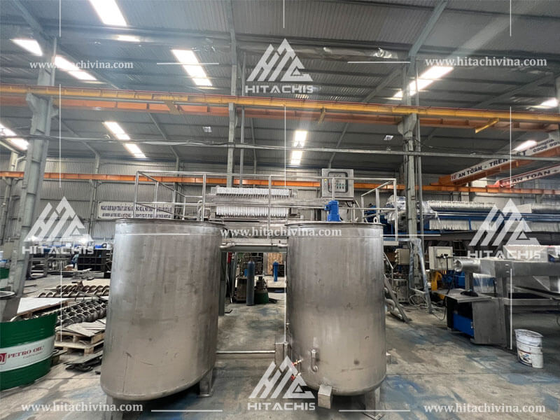 Máy ép lọc dầu cá hình 1