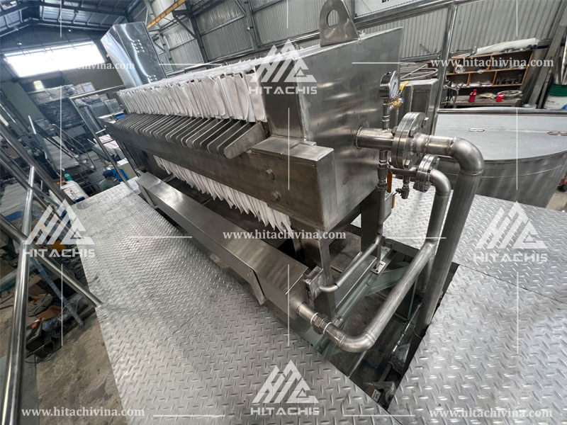 Máy ép lọc dầu cá hình 2