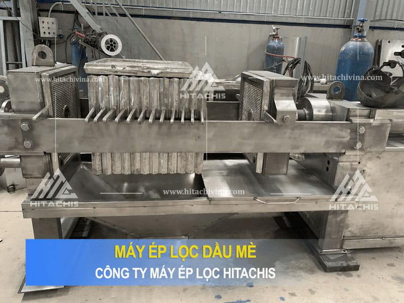 Máy ép lọc dầu mè hình 1