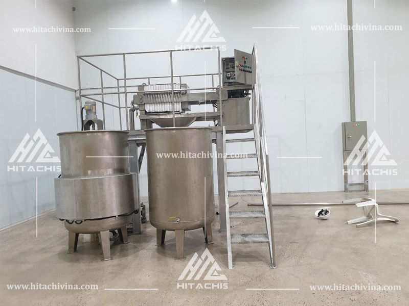 Máy ép lọc dầu đậu phụ