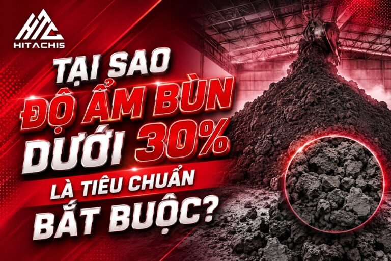 Tại sao độ ẩm bùn dưới 30% là tiêu chuẩn bắt buộc?