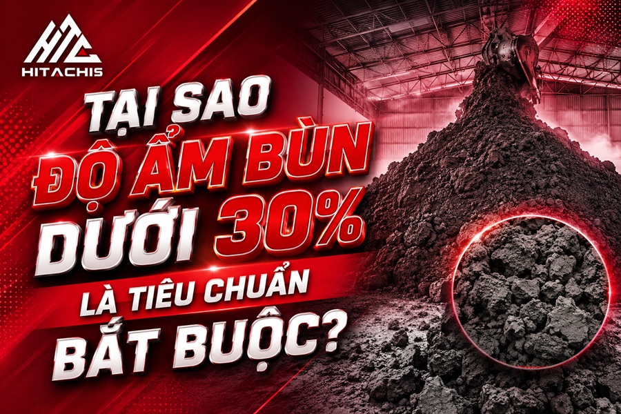 Tại sao độ ẩm bùn dưới 30% là tiêu chuẩn bắt buộc?